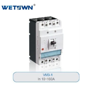 KEMA VM3 400V 100kA 75kA 160A Mccbの遮断器